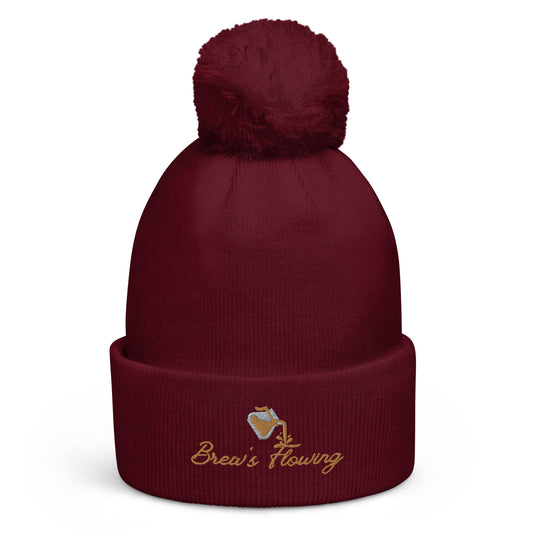 Brew’s Flowing Pom Pom Beanie