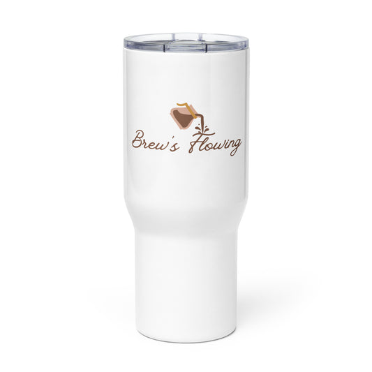 Brew’s Flowing Travel Mug With a Handle