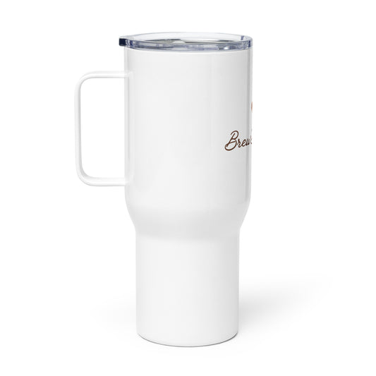 Brew’s Flowing Travel Mug With a Handle