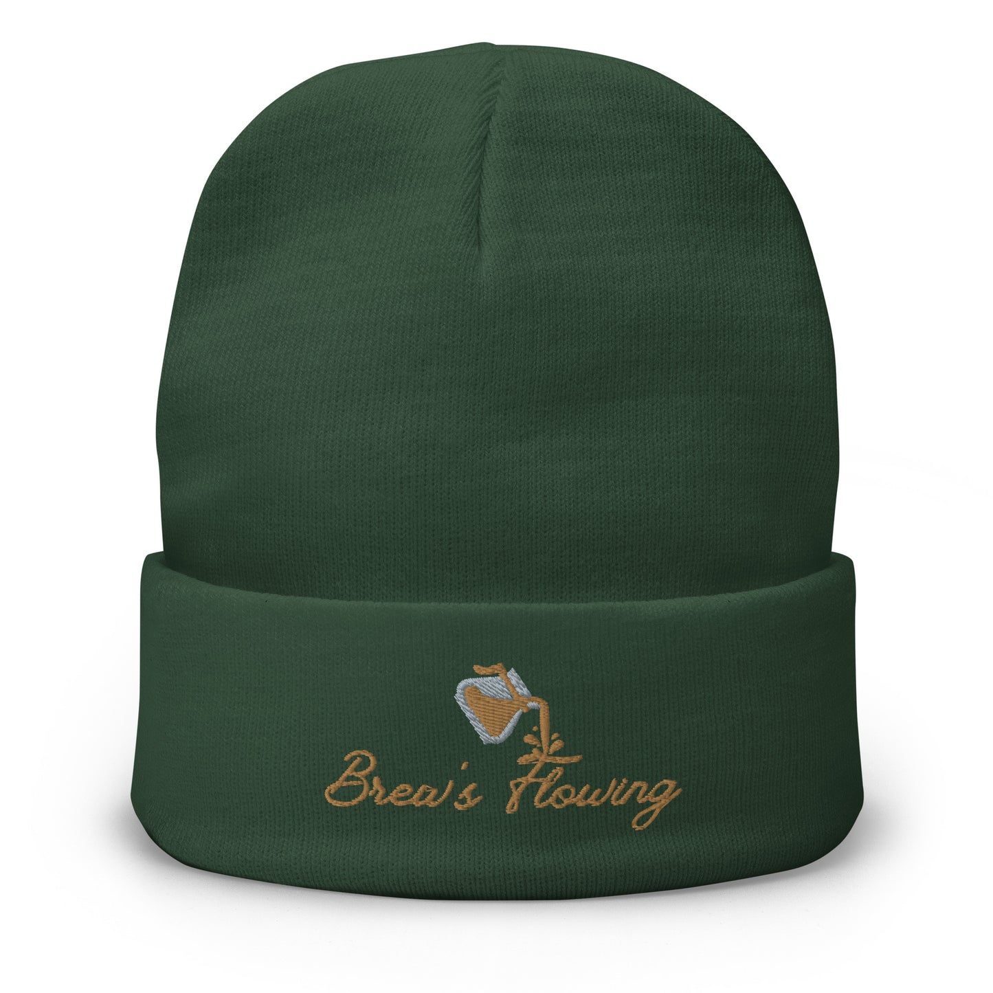 Brew’s Flowing Embroidered Beanie