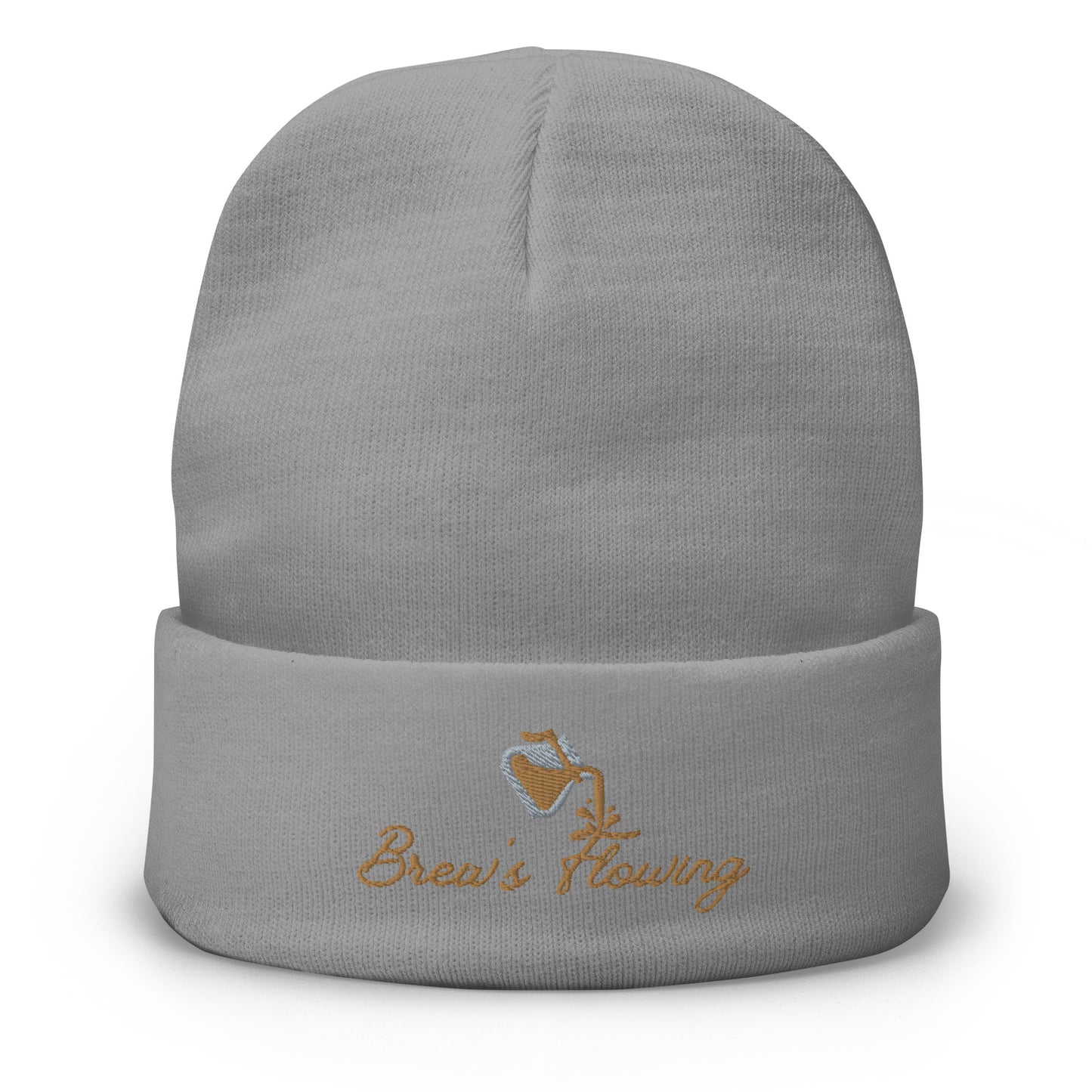 Brew’s Flowing Embroidered Beanie