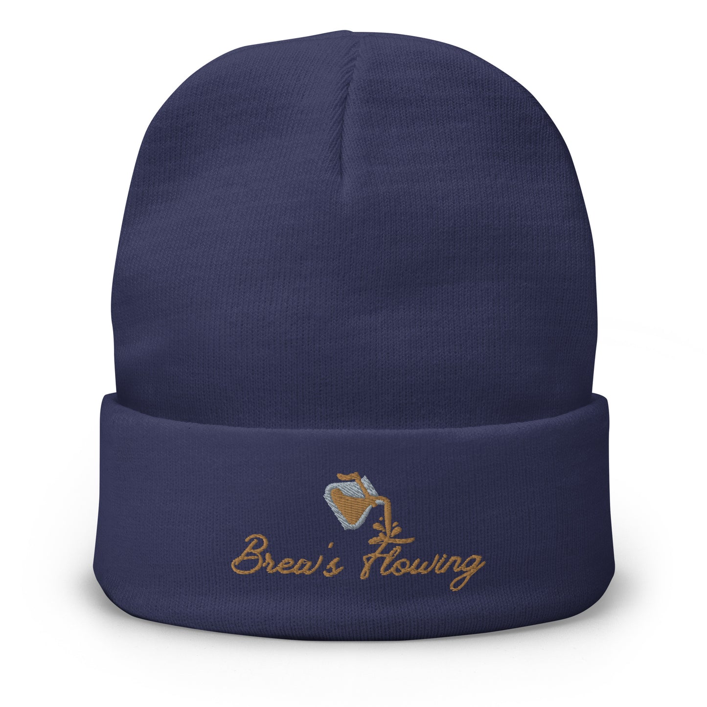 Brew’s Flowing Embroidered Beanie