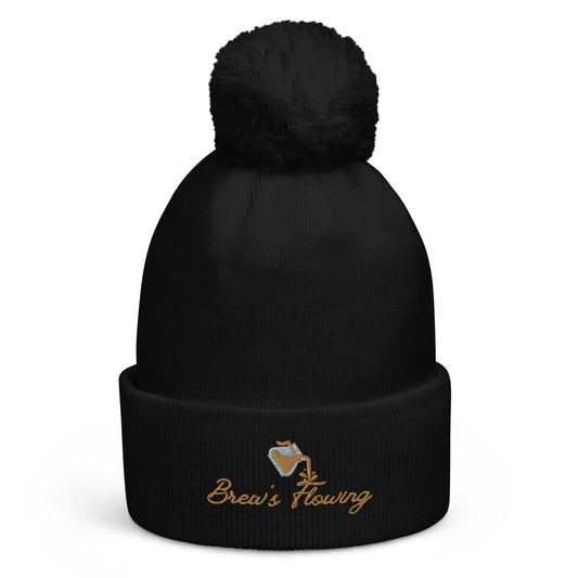 Brew’s Flowing Pom Pom Beanie