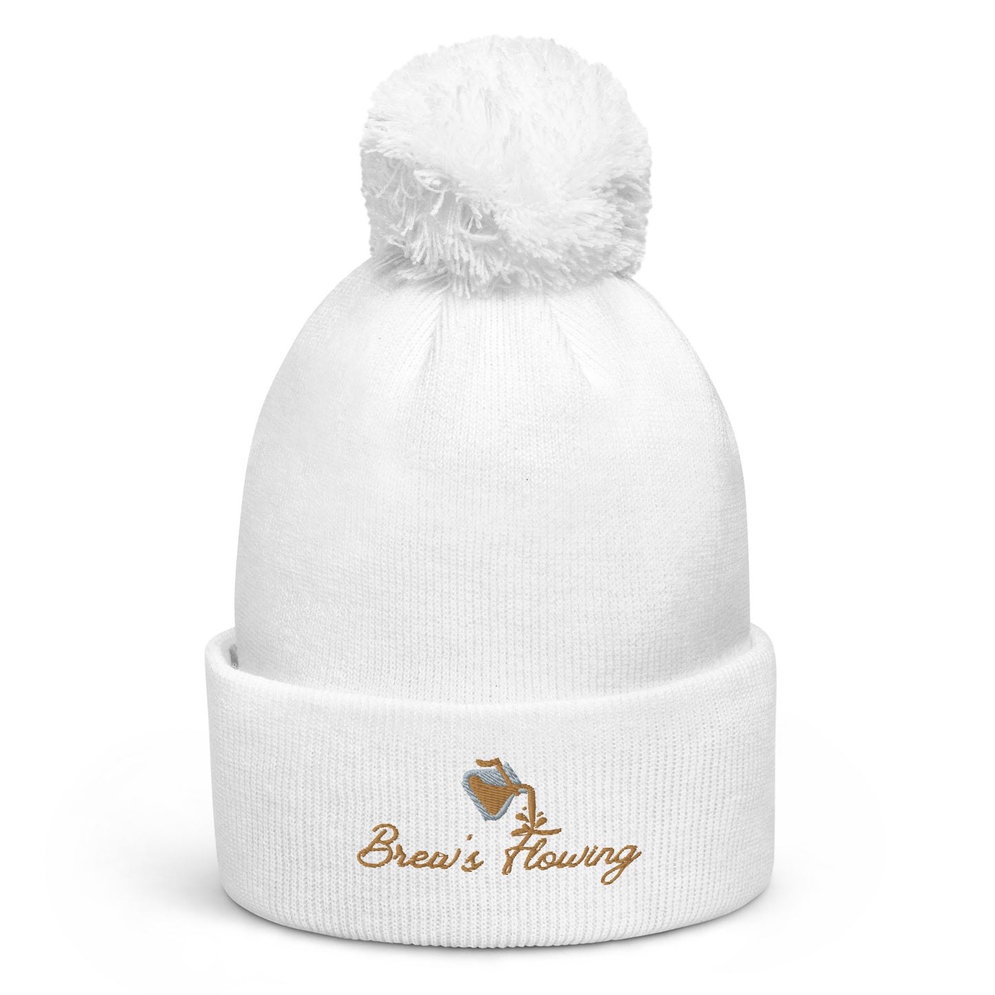 Brew’s Flowing Pom Pom Beanie