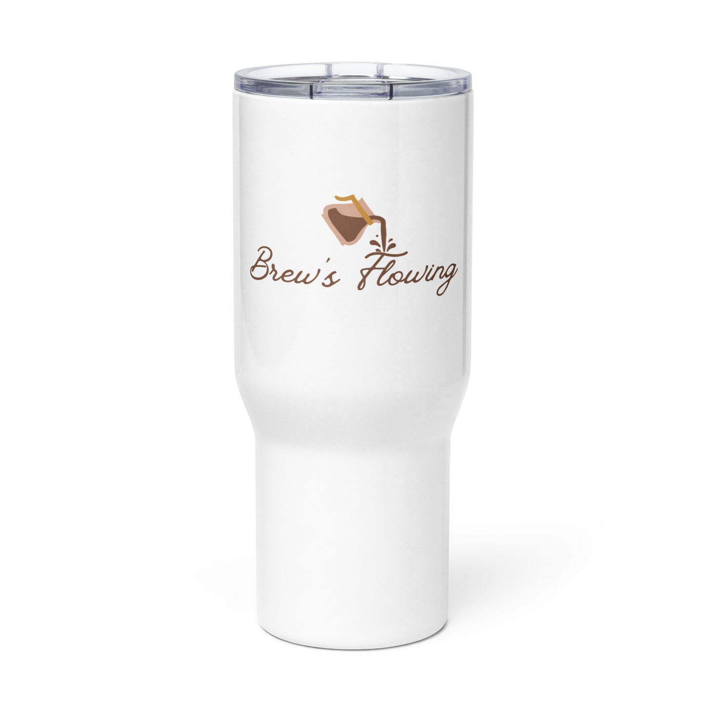 Brew’s Flowing Travel Mug With a Handle