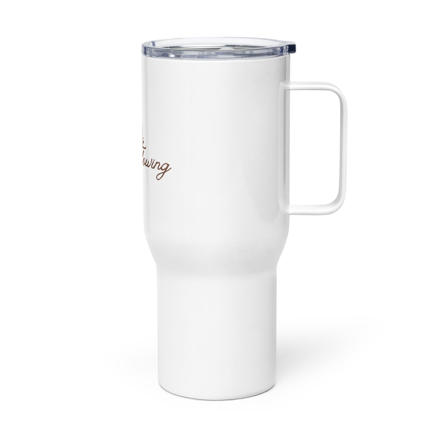 Brew’s Flowing Travel Mug With a Handle