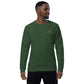 Brew’s Flowing Unisex Organic Raglan Sweatshirt