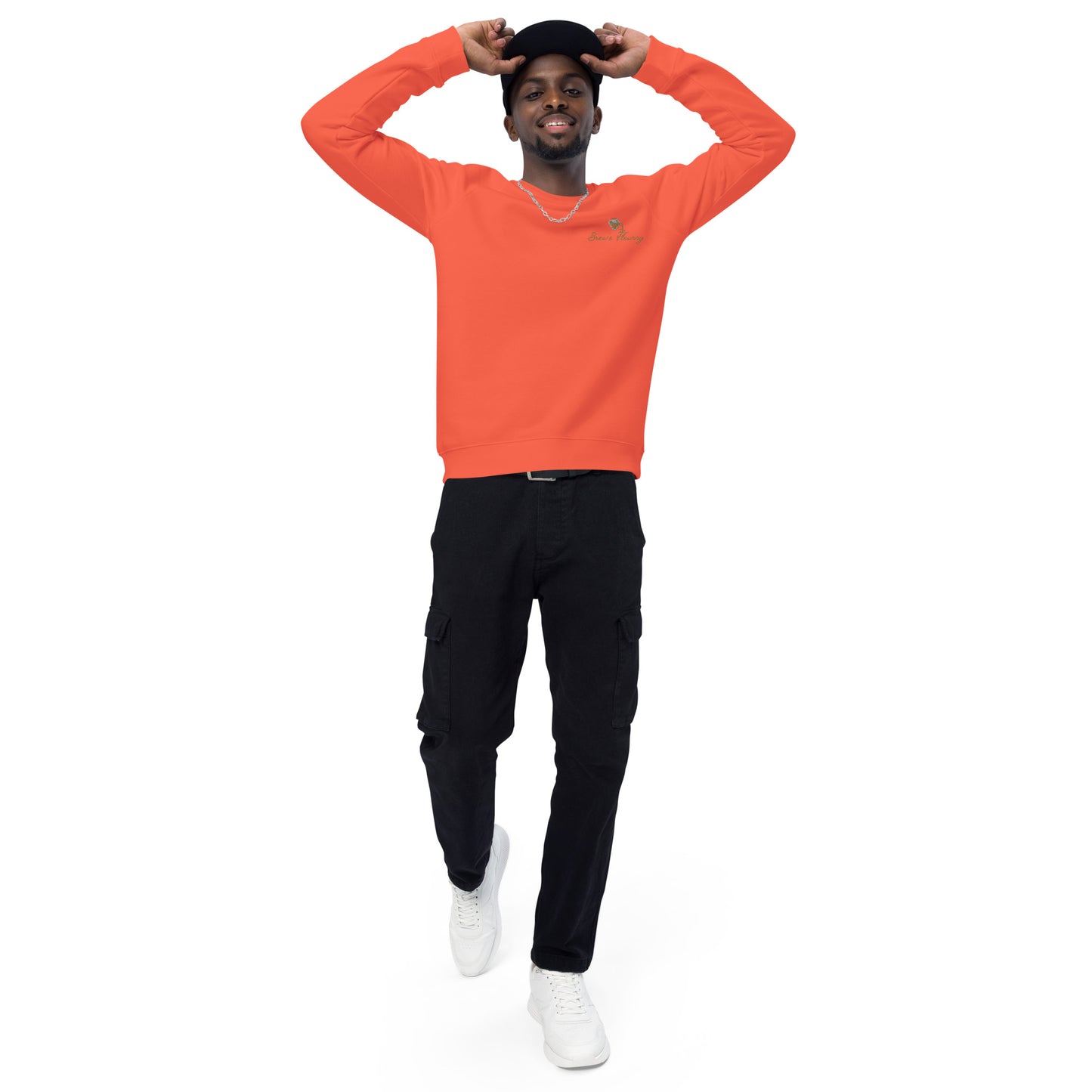 Brew’s Flowing Unisex Organic Raglan Sweatshirt