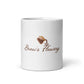 Brew's Flowing White Glossy Mug