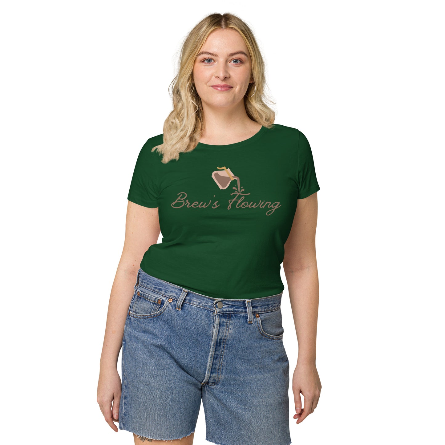 Brew’s Flowing Women’s Basic Organic T-Shirt