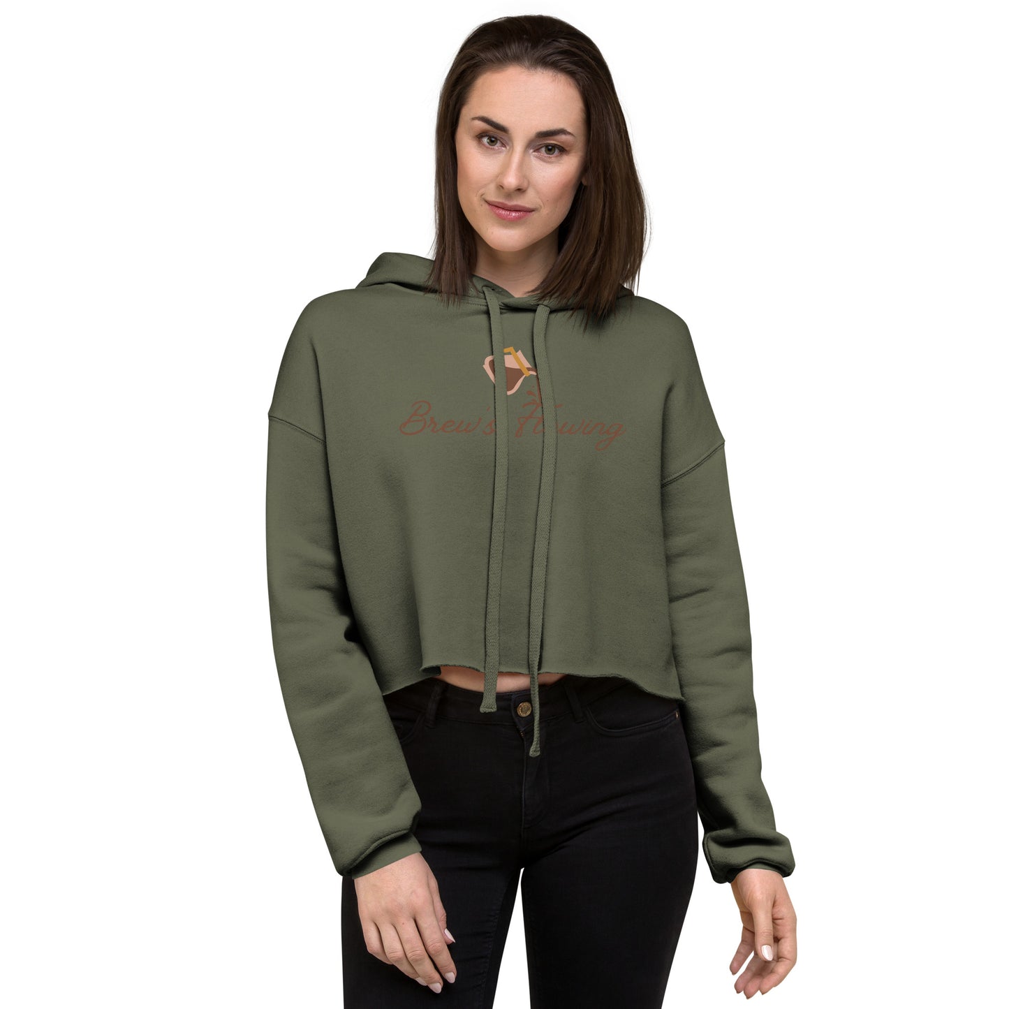 Brew’s Flowing Crop Hoodie