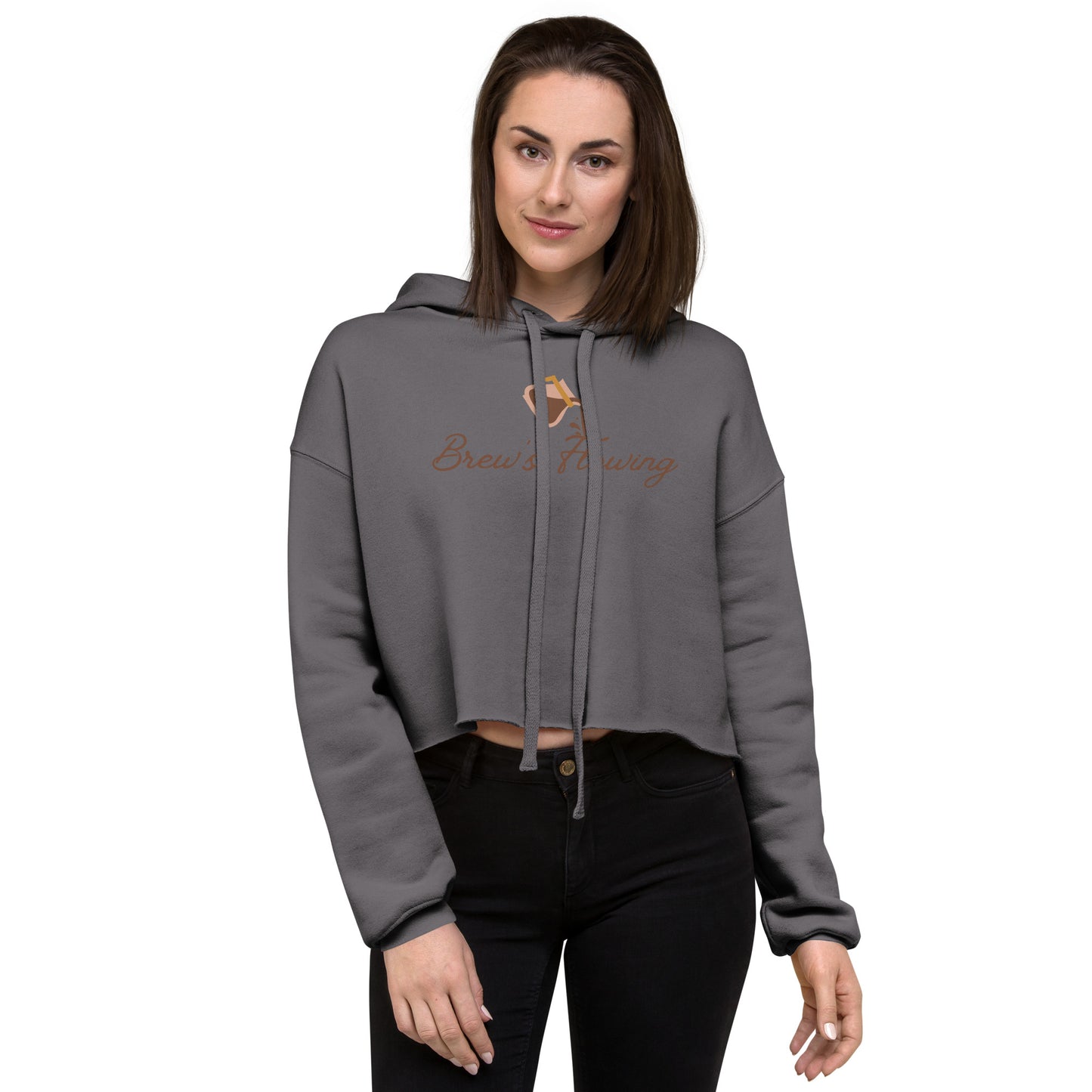 Brew’s Flowing Crop Hoodie